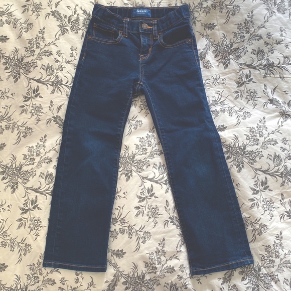 Old navy youth dark blue regular jeans sz 6 - Picture 1 of 4